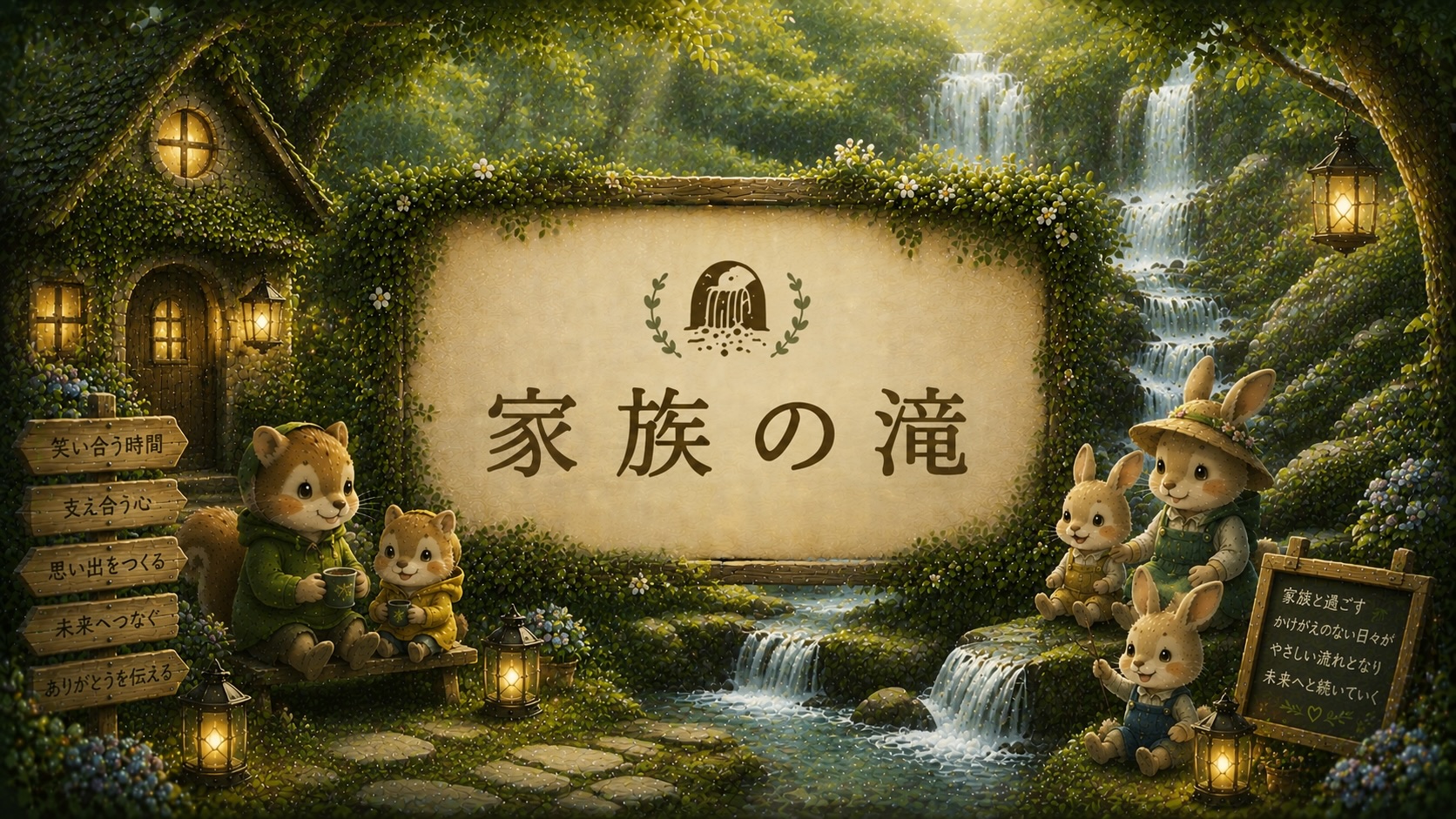 家族の滝